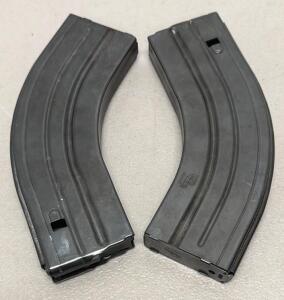 (2) ProMag AK-47 7.62x39mm 30-Round Steel Magazines, USA Made, Blued Finish