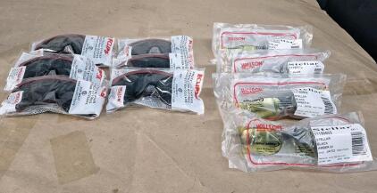 (4) Willson Dalloz Safety Glasses Stellar Black Amber 61, Style JA102 & (6) Willson Eclipse Safety Glasses Magenta Black