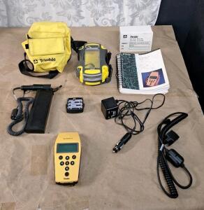(1) Trimble GeoExplorer II GPS Data Collector & Mapping System W/ Operations Manual, Otter Box, Carry Pouch & Assorted Accessories