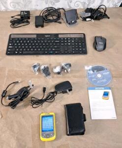 (1) Trimble Juno ST Handheld W/ Carry Pouch & Assorted Accessories & More