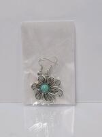 (5) Assorted Turquoise Dangling Earrings - 4