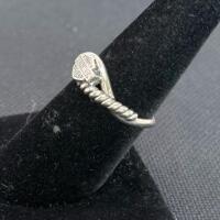Harley-Davidson Sterling Silver Bar & Shield Rope Ring - 3