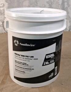 (1) Bucket Of Southwire QWIKline 6500 Poly Line, 210-Pound Tensile Strength , 6,500 Feet