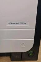 (1) HP Laser Jet P2055dn - 2