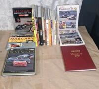 (20) Assorted Hardcover & Softcover Nascar & Racing Books