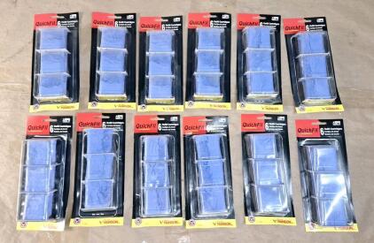 (12) 6-Packs Of Hanson 11301 QuickFil Chalk Line Refill Cartridges In Blue