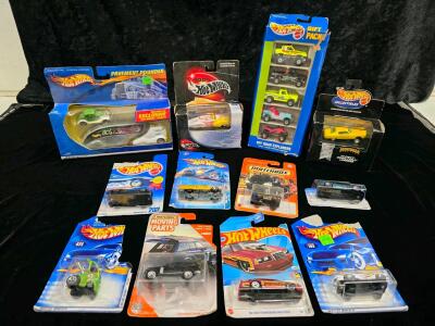 Hot Wheels & Matchbox Die-Cast Collector Lot &ndash; Off Road, Lowrider, Jaguar XJ220, 13 Cars, 1:64 Scale