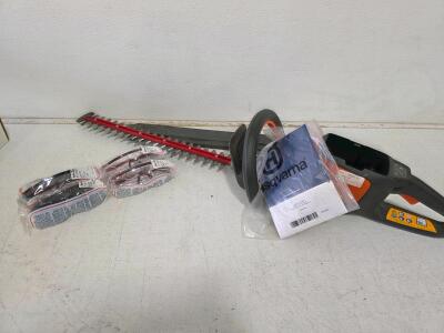 Untested Husqvarna 115iHD45 Cordless Hedge Trimmer, 36V Li-Ion, 17.7" Blade, Double-Sided