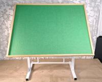 (1) Jigsaw Puzzle Table, Heigh & Tilt Adjustable & (1) Hand Painted Mountain Scene - 2