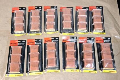 (12) 6-Packs Of Hanson 11302 QuickFil Chalk Line Refill Cartridges In Red