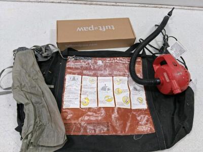 Ozark Trail 8-Person Tent with Coleman Electric Air Pump and Storage Bag (Turns On)