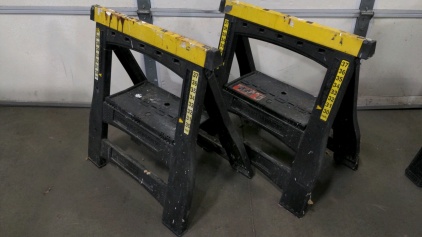 Pair of Adjustable Sawhorses