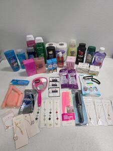 Bulk Mixed Personal Care, Toiletries, Jewelry, Bath & Beauty Lot &ndash; Dove, Amalfi, Fragrance, Razors