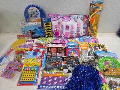 Bulk Lot ~30+ Factory Sealed Mixed Toys &ndash; LEGO, Poolmaster, Doctor, Tools, Games, Dolls