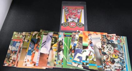 Patrick Mahomes II Donruss "Champ is Here" & Topps Stadium Club Football Card Lot Chiefs + More