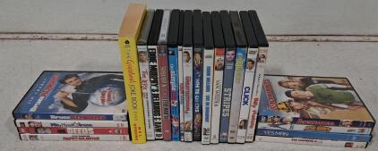 Comedy DVD Collection: Movies + Joke Book Featuring Jim Carrey, Adam Sandler, Robin Williams