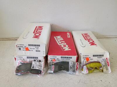 Willson Eclipse 131 & 138 Safety Glasses &ndash; High Impact ANSI Z87 Certified Protective Eyewear