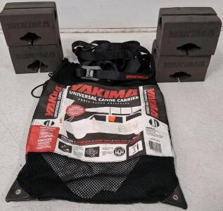 Yakima Universal Canoe Carrier Kit - Fits Most Roof Racks, Includes 4 Blocks & Straps, Tie-Downs