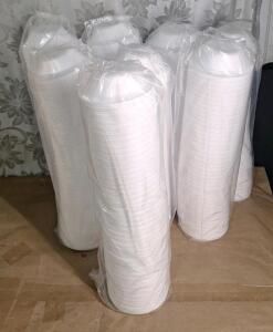 Lot Of (600+) 6" Foam Bowls