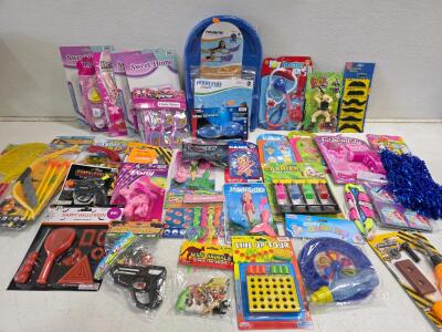 Large Mixed Lot of 30+ New Children's Toys &ndash; Playsets, Games, Figures, Accessories