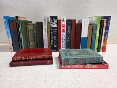 Large Lot Vintage & Modern Hardcover Books &ndash; Dickens, Longfellow, Dillmann, Lindbergh, More