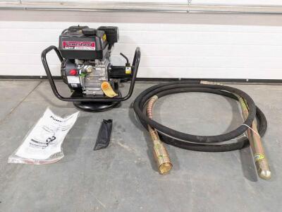 PowerLand PDZB35 Gasoline Concrete Vibrator 1.6 HP, 45mm x 6m Shaft, Oakland Hose Included (connex 6)