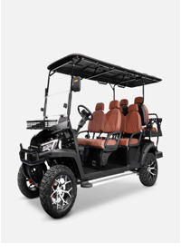 Electric 6-Seater Golf Cart, 5000W Motor, 48V 130Ah Lithium Battery, 45 km/h Top Speed Color R