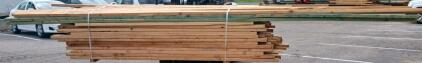 Assorted Dimensional Lumber Bundle &ndash; 2x4 & 2x6 Boards, 12 Ft Length, Treated & Untreated