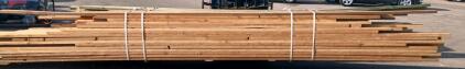 Assorted 2x4 & 2x6 Lumber Boards, 10-12 ft, Mixed Pressure Treated, Approx. 55 Pieces