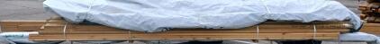Dimensional Lumber Bundle 2x4x16 Ft, ~50 Boards, Green Ends, Wrapped, Serial 911MS00057
