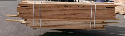Bundle of 56 Spruce-Pine-Fir 2x6 Lumber, 8 ft Length, Grade C, Untreated, Used Building Material