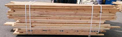 Spruce-Pine-Fir (SPF) Lumber Lot &ndash; Mix of 2"x4" and 1"x4" Boards