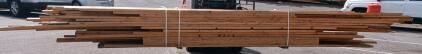 Stack of Dimensional Lumber Boards, Approx. 30-50 Pieces, 2x4x16 ft, Untreated, S4S