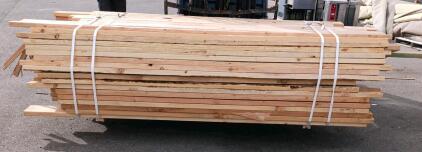 50 Pieces 2x6x10 Ft Pine/Fir/Spruce Dimensional Lumber Boards, Natural Finish, "H" Batch