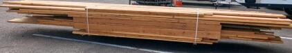 Softwood Lumber Bundle, Rough-Sawn, 12-16 ft Lengths, Live Edge, Approx. 20-30 Boards