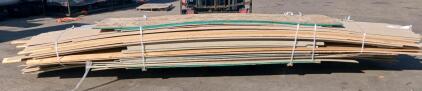 Mixed Pallet of OSB, Plywood, and Siding Trim &ndash; Approx. 12 ft x 4 ft x 18 in