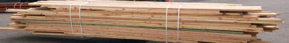 Large Lot of Mixed Softwood Construction Lumber, Approx. 55 Boards, Avg. 12 ft Lengths
