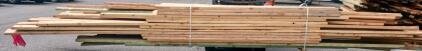 Lot of 50 Mixed Dimensional Lumber Boards, 2x4 and 2x6, 8&ndash;12 ft, Treated & Untreated