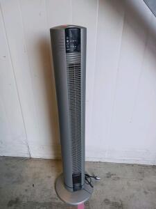 Lasko 1-4583IQ TF2 Tower Fan with Ionizer, Oscillation, Digital Controls, 42" Height, Silver tested