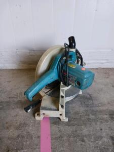 Makita LS1030 10" Corded Miter Saw, Standard, 13A Motor, Dust Port, Blade Guard, Blue/White