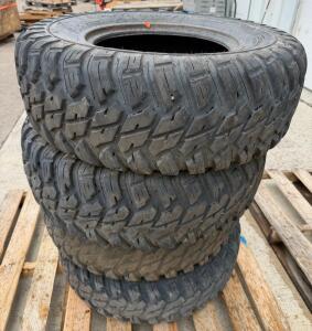 Set of 4 Kanati Mongrel 32x10.00R15 8-Ply Off-Road UTV/ATV Tubeless Tires, 15 Inch Rim