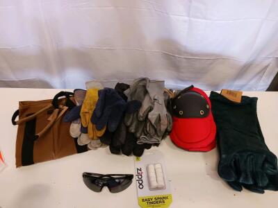 Assorted PPE & Outdoor Gear Lot &ndash; Includes Readywares Tote, Zippo Fire Tinders, Welding Gloves, and More