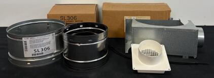 Hearth & Home Technologies CAK4A Chimney Air Kit & 2 SL306 6"x8" Chimney Pipe Sections