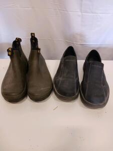 LaCrosse Alpha Range 14" Rubber Work Boots & Redback Bobcat Slip-On Shoes