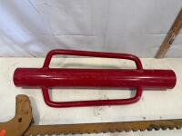Manual Steel Fence Post Driver & Ratcheting Post Puller, Heavy Duty, 24"/39" Length - 2