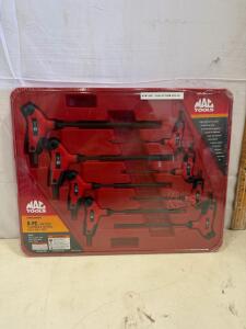 Mac Tools SHKTBM8PT 8-Piece Metric T-Handle Speed Hex Key Set, Bi-Material Handles, S2 Tool Steel