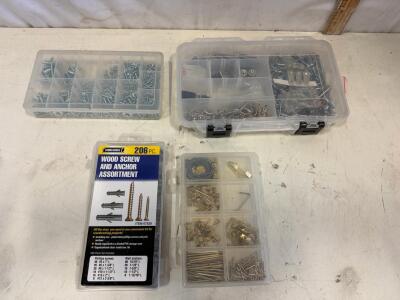 Storehouse 206-Piece Wood Screw and Anchor Assortment Kit, Model 67528