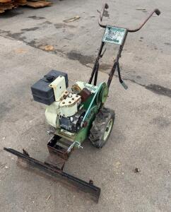 Roto-Hoe 990 Garden Tiller, 6 HP Tecumseh Engine, 5 Forward Speeds, Front-Mounted Plow