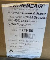 American Dryer ExtremeAir GXT9-SS Automatic Hand Dryer, Brushed Stainless Steel, 10-12s Dry Time ( Unable to Test ) - 2