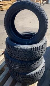 Hankook i*Pike RW11 Studded Winter Tires 225/55R18 98T Set of 4, Fits SUV/Passenger